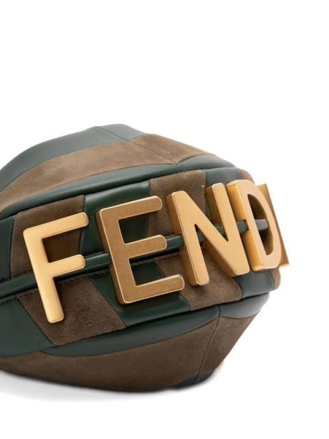 FENDI mini Fendigraphy tote bag - Green - zdjęcie produktu nr 2