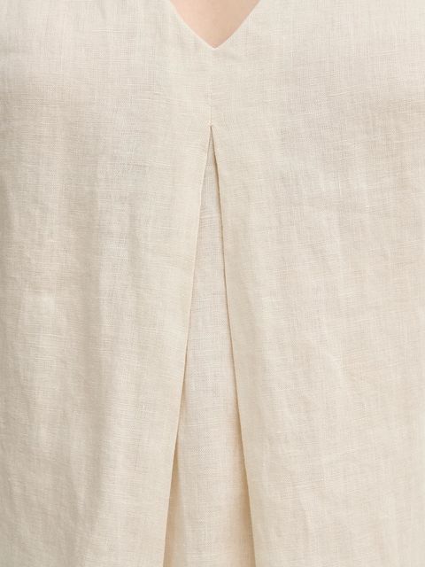 United Colors of Benetton bluzka lniana