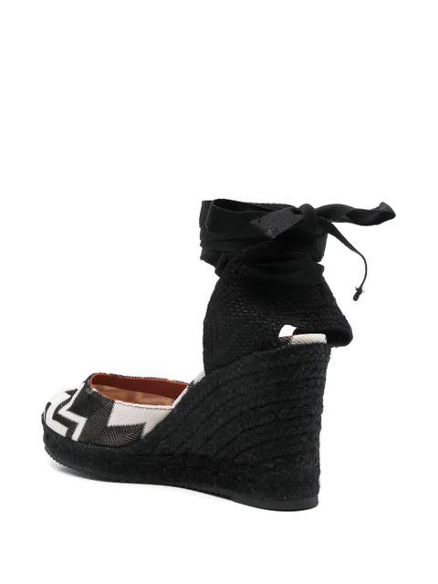 Missoni zigzag-woven espadrilles - Black