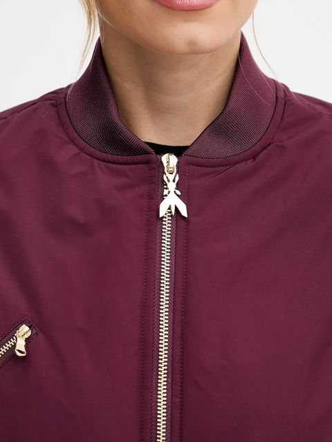 Patrizia Pepe kurtka bomber kolor bordowy przejściowa 8O0185 A619