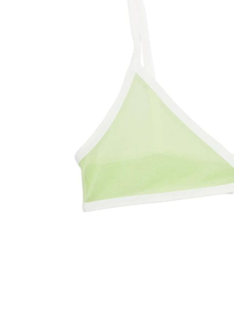 Paloma Wool sheer triangle bralette - Green