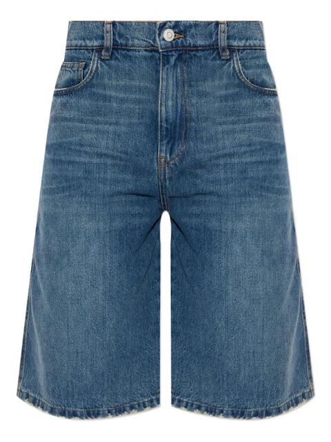 Coperni logo-belt shorts - Blue - zdjęcie produktu nr 1