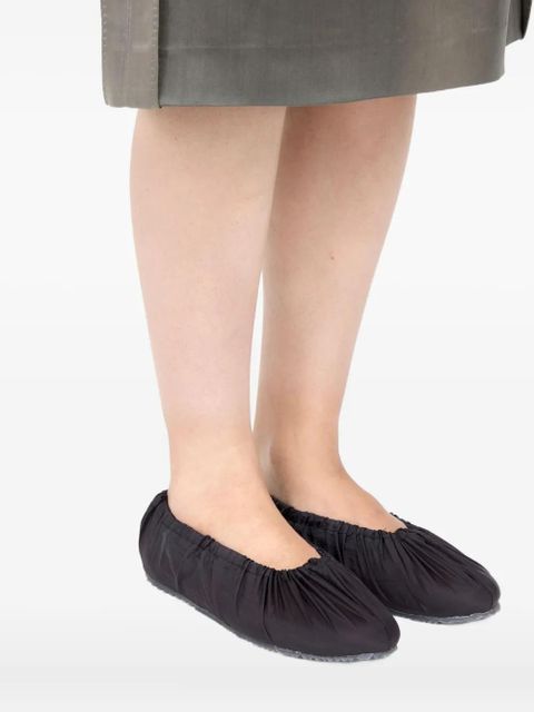 Maison Margiela gathered ballet flats - Black