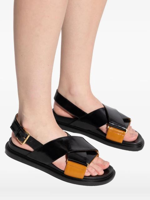 Marni criss-cross sandals - Black