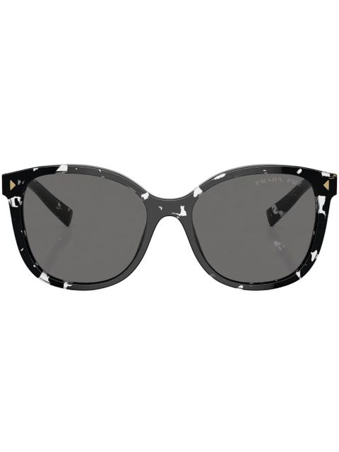 Prada Eyewear Prada PR 22ZS overvsized frame sunglasses - Black - zdjęcie produktu nr 1
