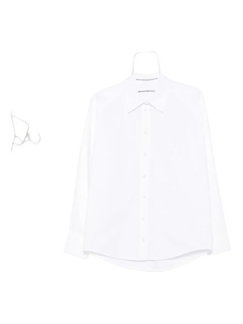 Alexander Wang oversized-collar cotton shirt - White - zdjęcie produktu nr 1