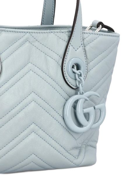 Gucci small GG Marmont tote bag - Blue