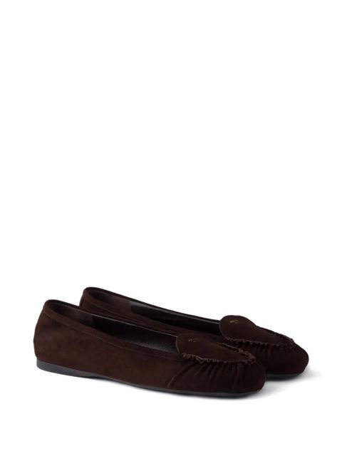 Prada suede loafers - Brown - zdjęcie produktu nr 2