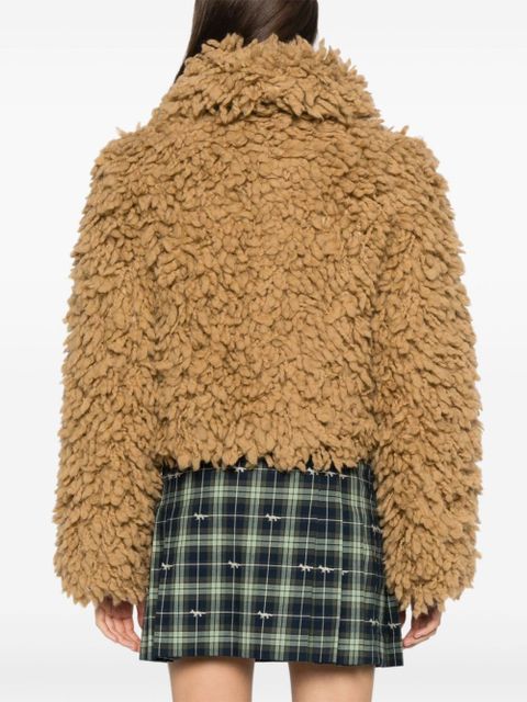 Burberry shearling jacket - Brown