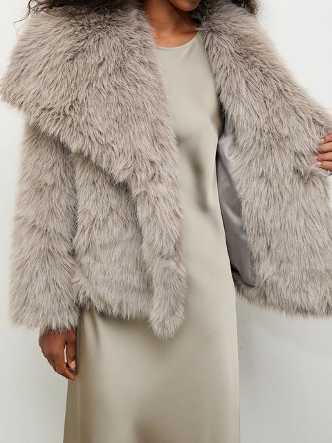 Answear.LAB kurtka kolor szary przejściowa