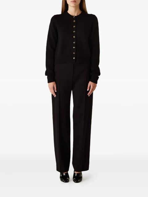 KHAITE Everheart button-front cardigan - Black