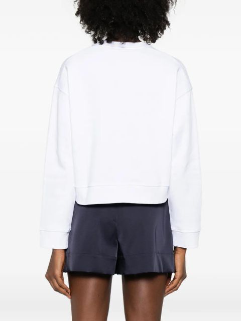 Maje embroidered-motif sweatshirt - White
