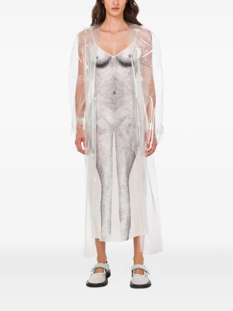 Moschino printed crepe dress - White - zdjęcie produktu nr 2