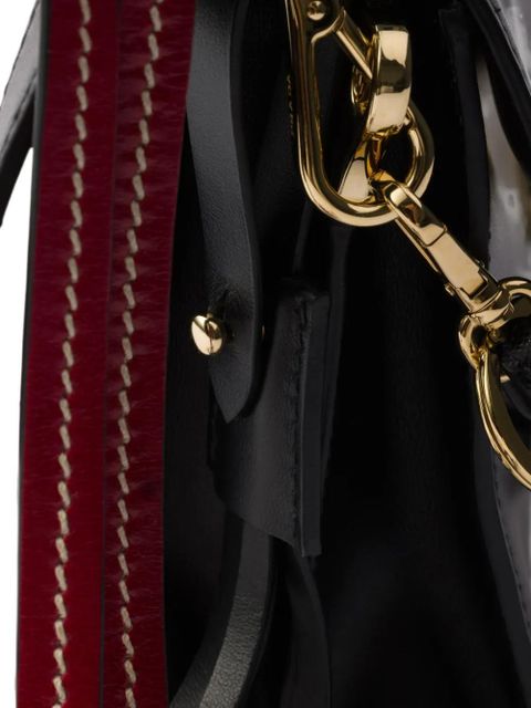 Prada small Soft Sound leather shoulder bag - Black