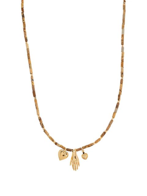 ISABEL MARANT heart-hand necklace - Gold