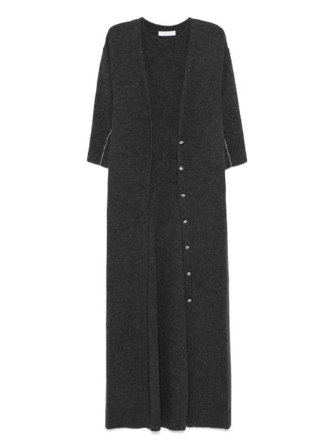 Rabanne layered midi dress - Grey - zdjęcie produktu nr 1