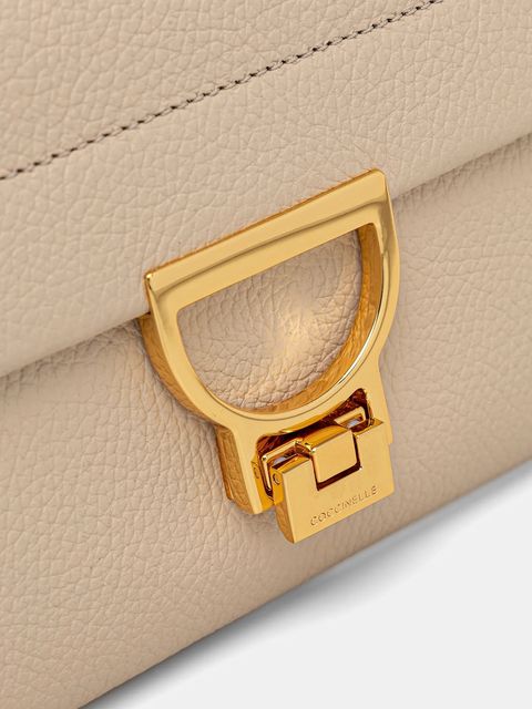 Coccinelle torebka skórzana Arlettis kolor beżowy E1 MD5 19 03 01