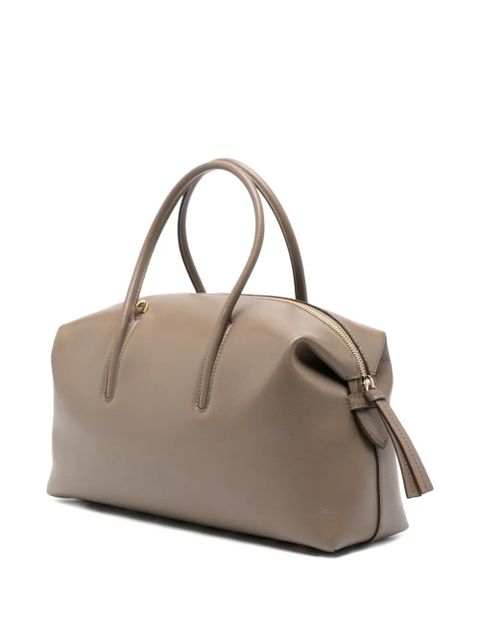 DeMellier The Midi Stockholm top handle leather tote bag - Neutrals