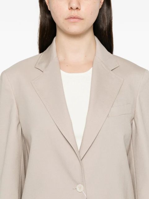 Max Mara patch-pockets buttoned blazer - Neutrals