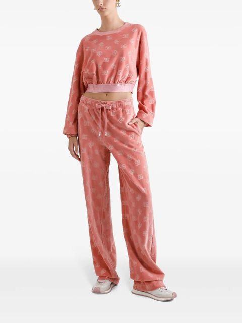 Dolce & Gabbana DNA monogram-jacquard sweatshirt - Pink