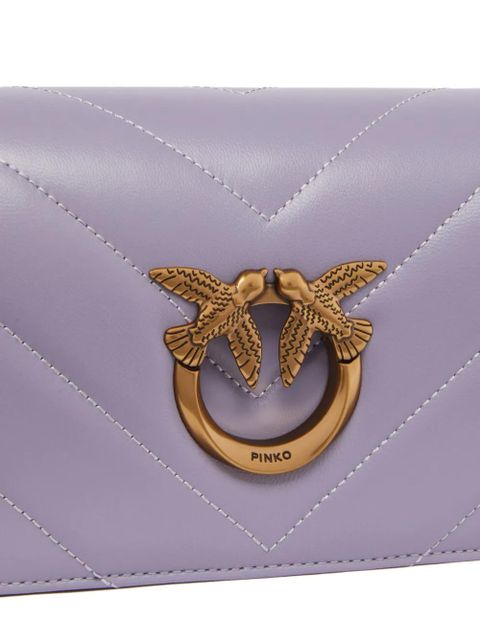 PINKO mini Love Click cross body bag - Purple