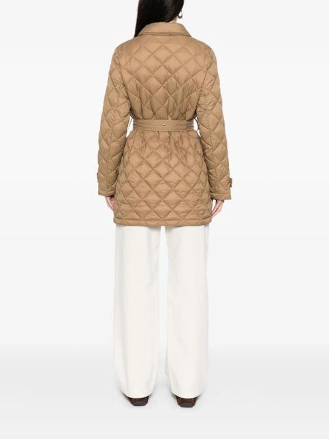 Lauren Ralph Lauren quilted belted coat - Brown