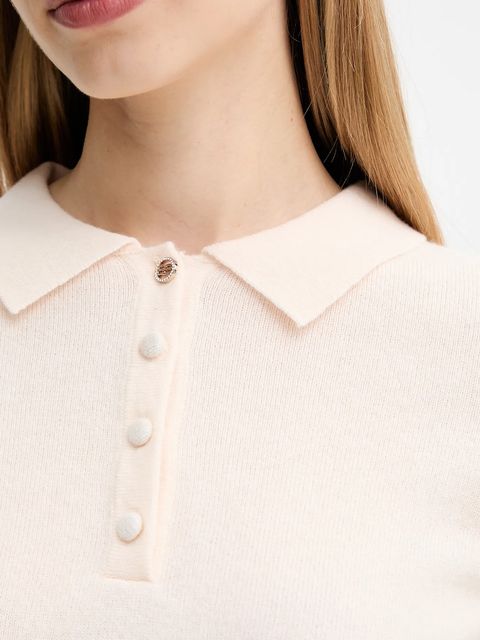 Fracomina sweter wełniany damski kolor pomarańczowy FR25WT7008K47301 - zdjęcie produktu nr 2