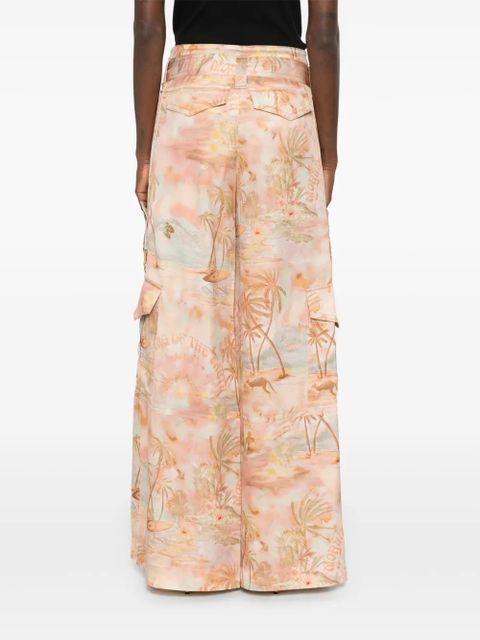 ZIMMERMANN Illuminate cargo pants - Orange