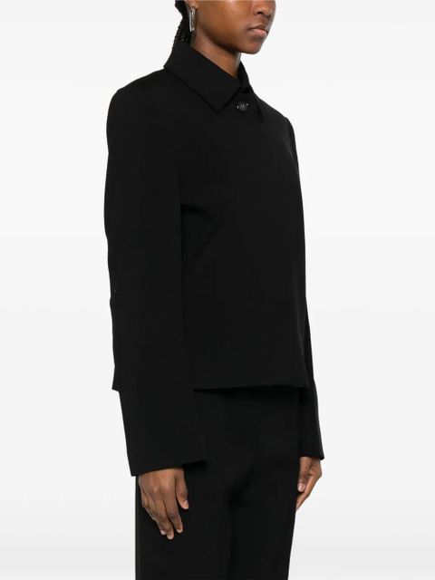 TOTEME boxy twill jacket - Black