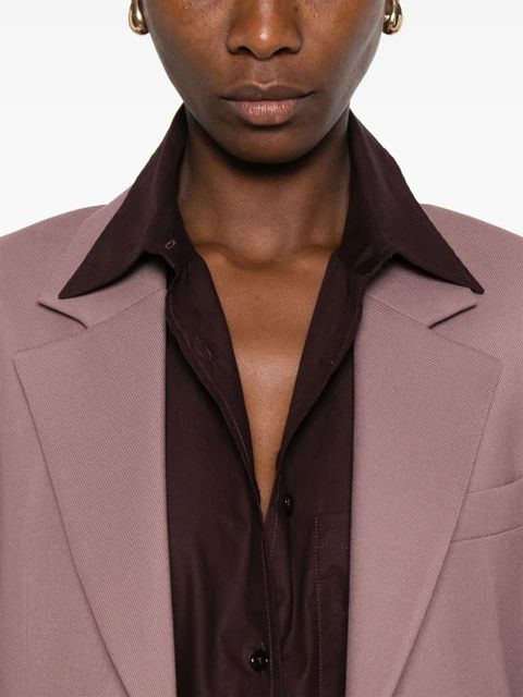 Victoria Beckham single-breasted blazer - Purple