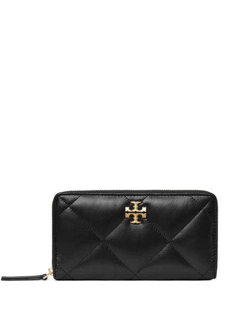 Tory Burch Kira diamond quilt zip continental wallet - Black - zdjęcie produktu nr 1