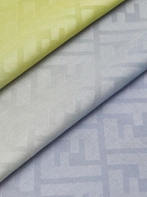 FENDI FF fringed-trim scarf - Yellow - zdjęcie produktu nr 2