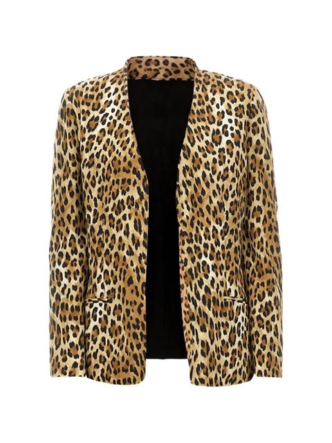 Moschino leopard pattern jacket - Neutrals - zdjęcie produktu nr 1