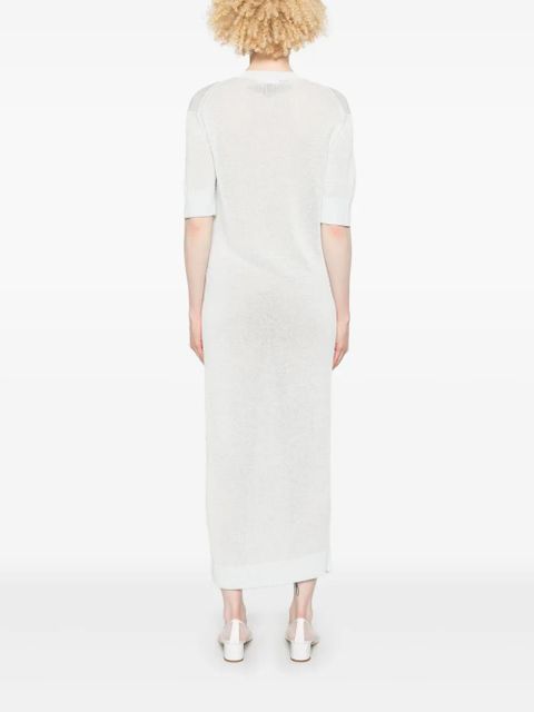 Jil Sander knitted midi dress - Blue