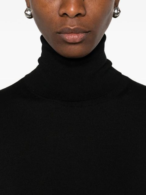 Jil Sander high-neck T-shirt - Black