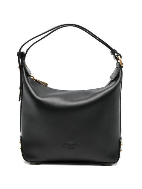 Tod's stud-embellishment leather tote bag - Black - zdjęcie produktu nr 1