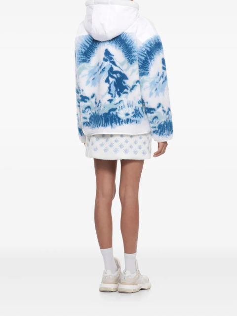 Casablanca graphic-print hoodie - White