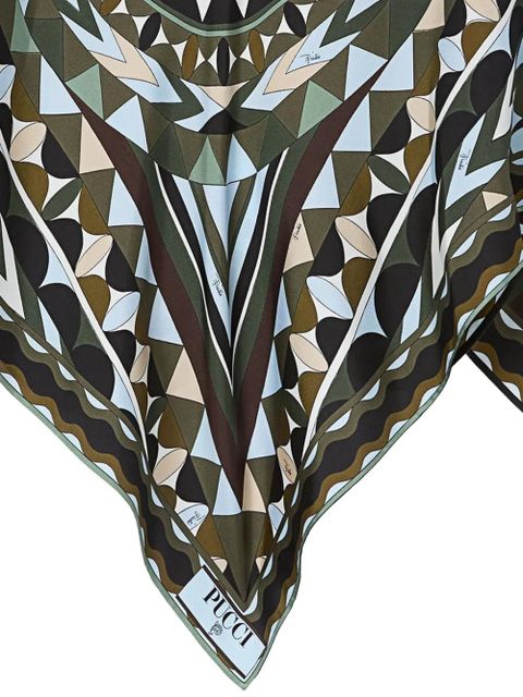 PUCCI geometric-print blouse - Green