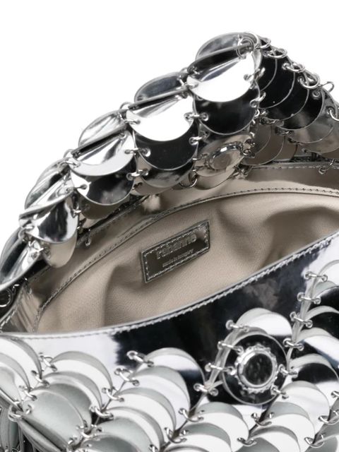 Rabanne disc-detail chain shoulder bag - Grey - zdjęcie produktu nr 2