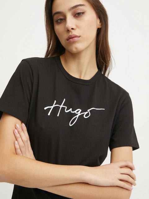 HUGO t-shirt bawełniany