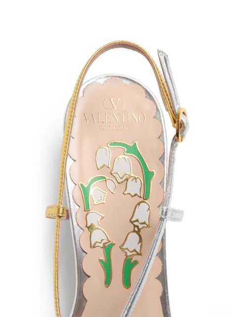 Valentino Garavani 45mm Bowow slingback pumps - Black