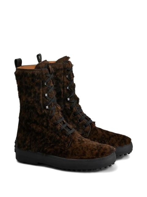Tod's lace-up ankle boots - Brown - zdjęcie produktu nr 2