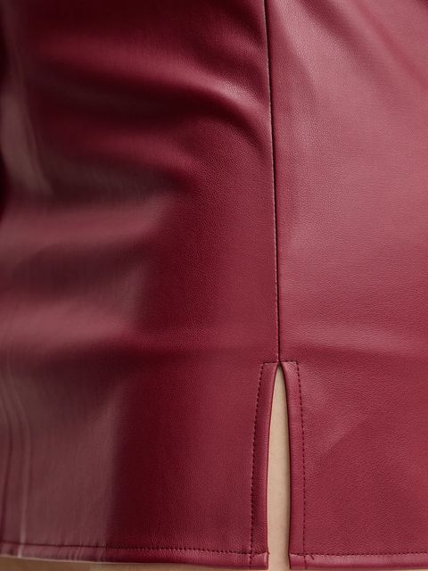 Liu Jo sukienka kolor bordowy mini rozkloszowana MF5072 E0624