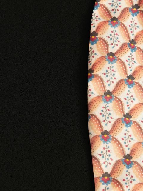 ETRO long-sleeved jersey midi dress - Black