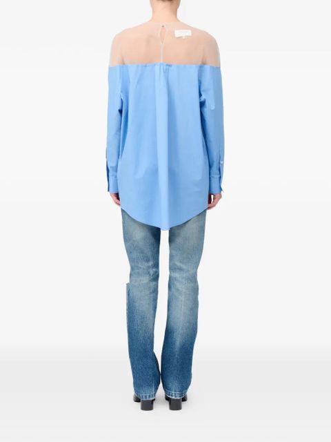 MM6 Maison Margiela panel shirt - Blue