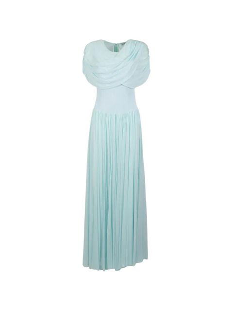 Simkhai Nancie pleated draped maxi dress - Blue - zdjęcie produktu nr 1