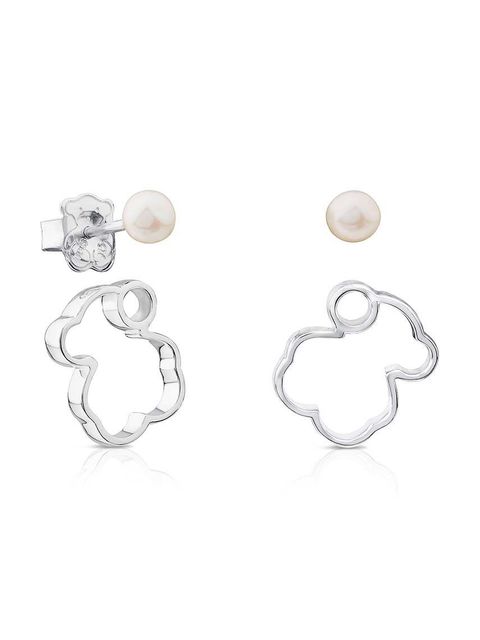 Tous kolczyki srebrne Silueta Silver 1000091300