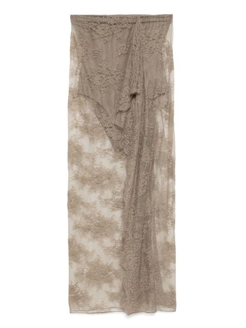 Christopher Esber floating lace dress - Green - zdjęcie produktu nr 1