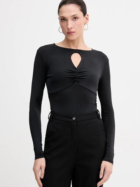 Sisley longsleeve kolor czarny 35B8L107V - zdjęcie produktu nr 1