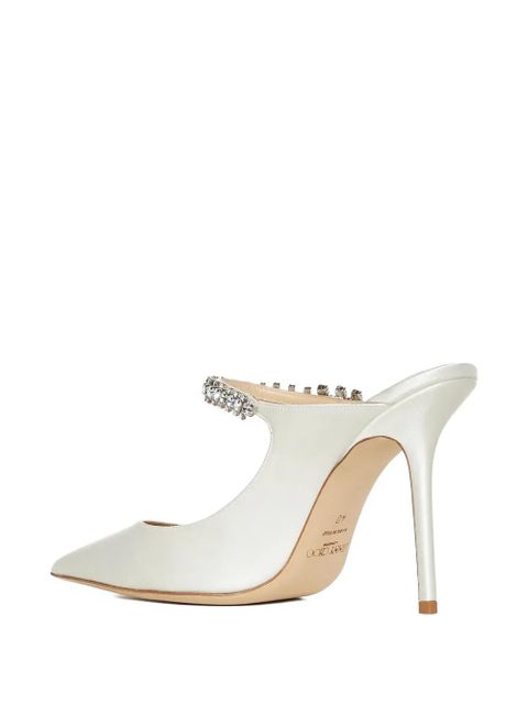 Jimmy Choo Bing heeled mules - Neutrals